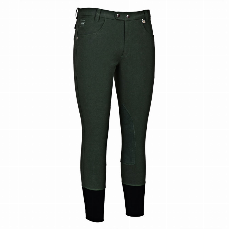 George H Morris Men's Grand Prix Knee Patch Breeches