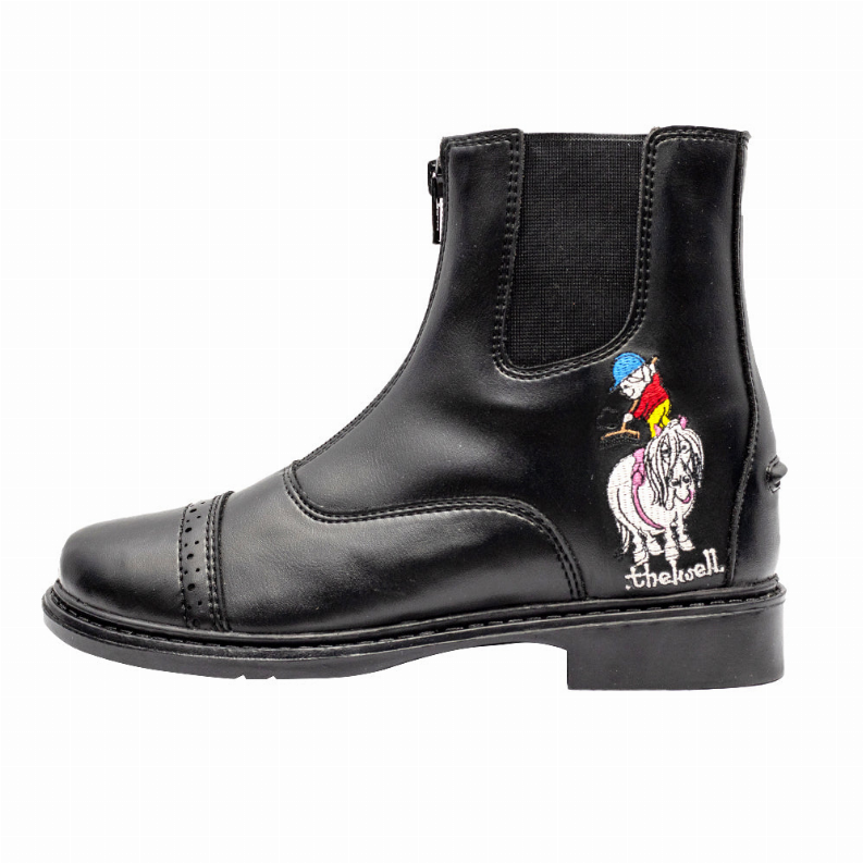 TuffRider Children's Thelwell Sweep Front Zip Paddock Boots