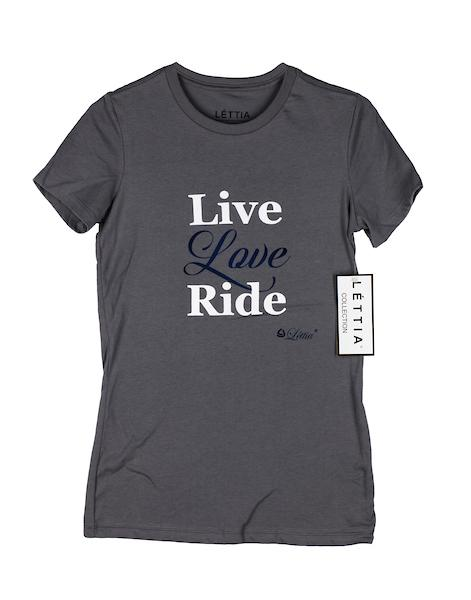 Lettia Ladies Live Love Ride Tee